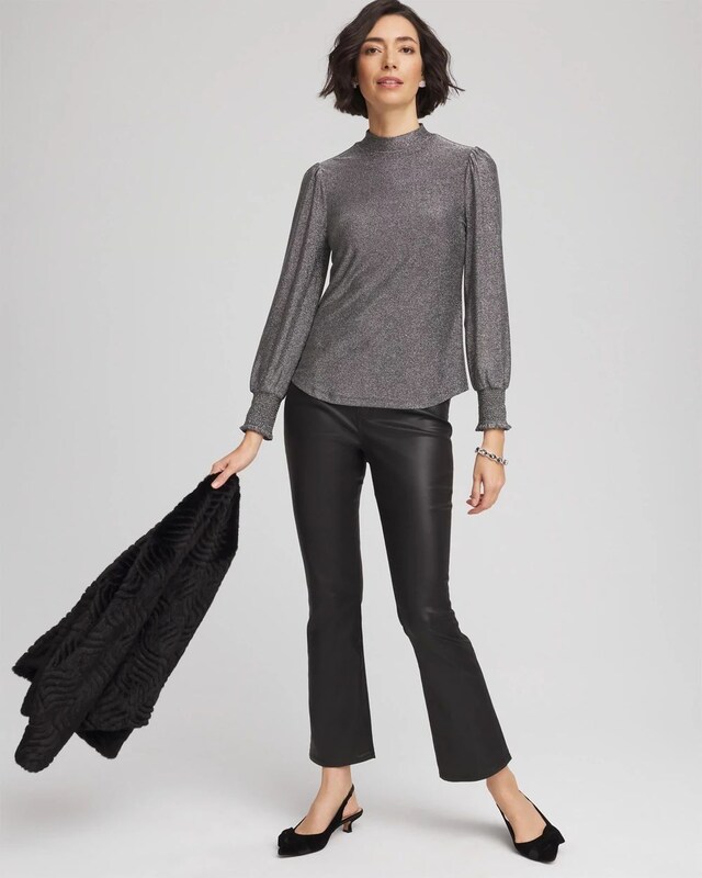 Sparkle Smocked Top - image 2